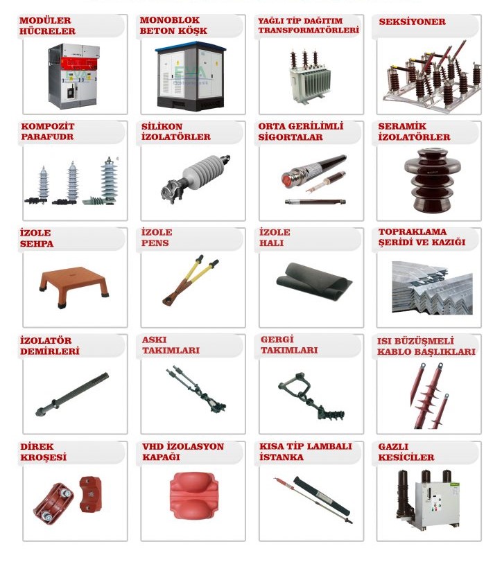 Orta Gerilim Şalt Malzeme
